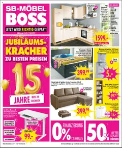 Vorschau von dem Prospekt des Geschäftes SB Möbel Boss, gültig ab dem 13.09.2025