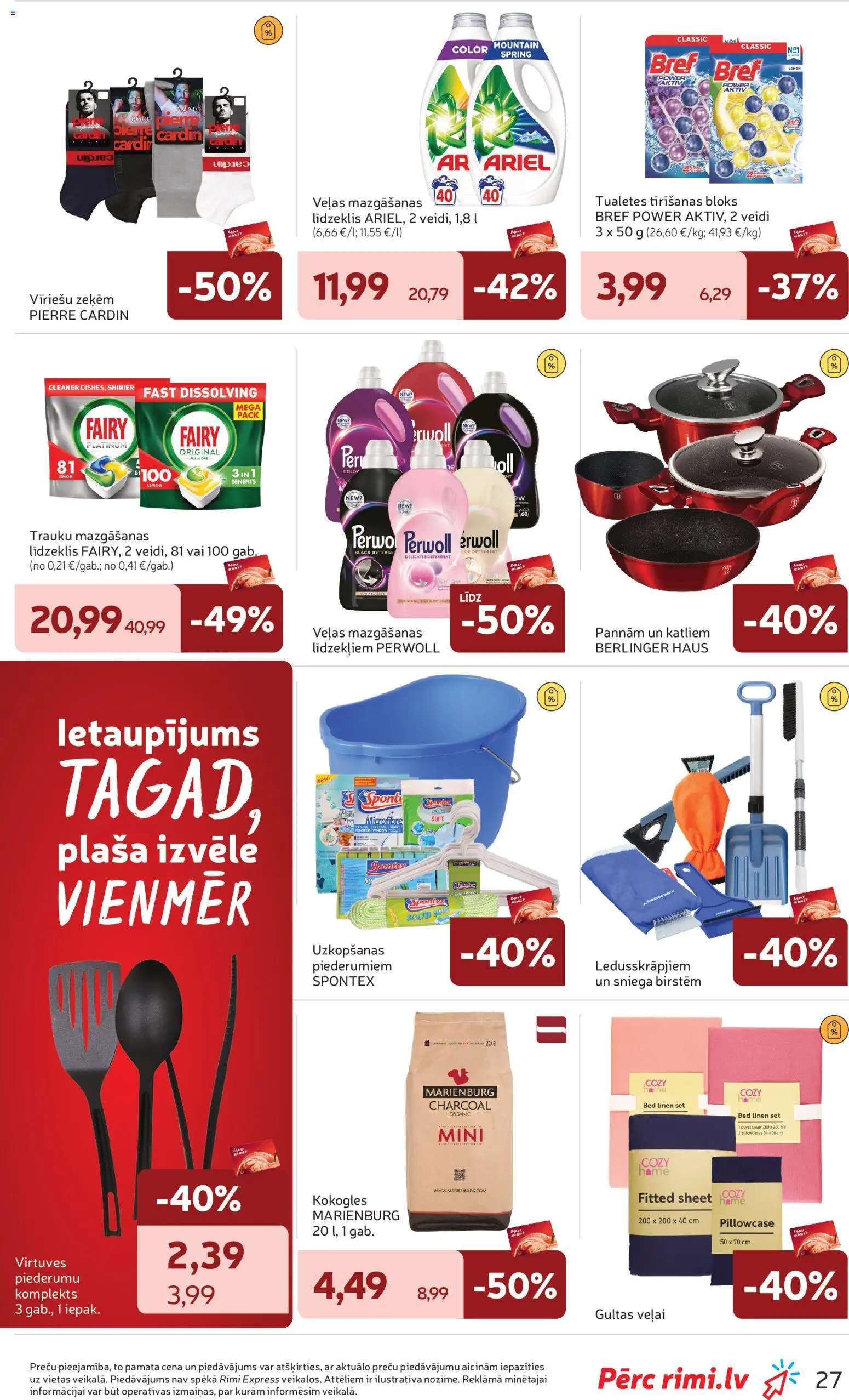 Skatīt Rimi akciju bukletu, derīgs no 2025.12.09