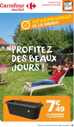 Prévisualisation de Carrefour Market Les indispensables de la saison du magasin Carrefour Market formulaire valide 21/04/2026