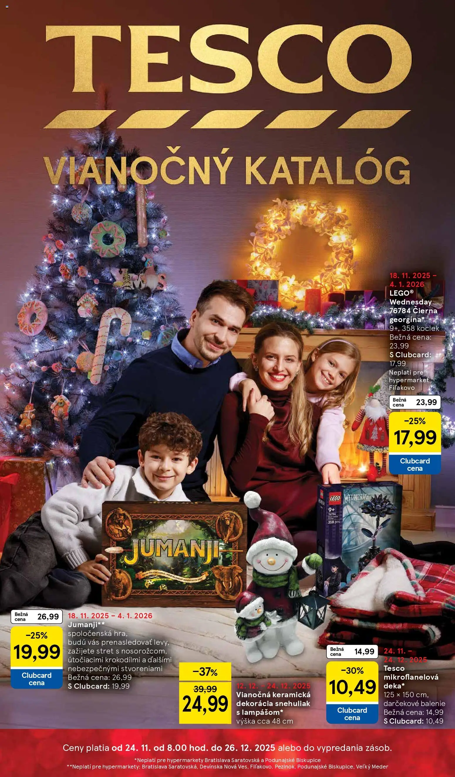 Náhľad Tesco letáku platného od 24.11.2025