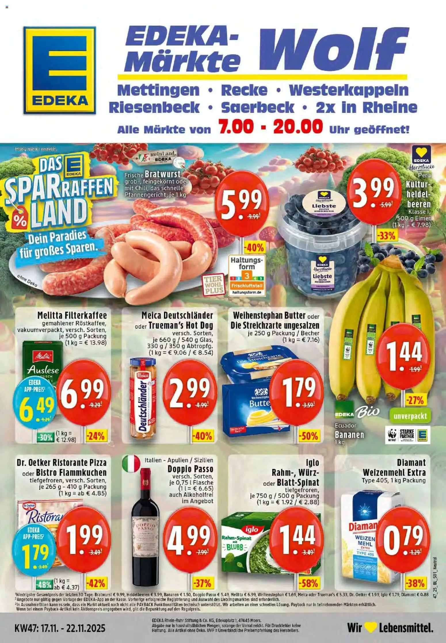 Vorschau von dem Prospekt des Geschäftes Edeka, gültig ab dem 17.11.2025