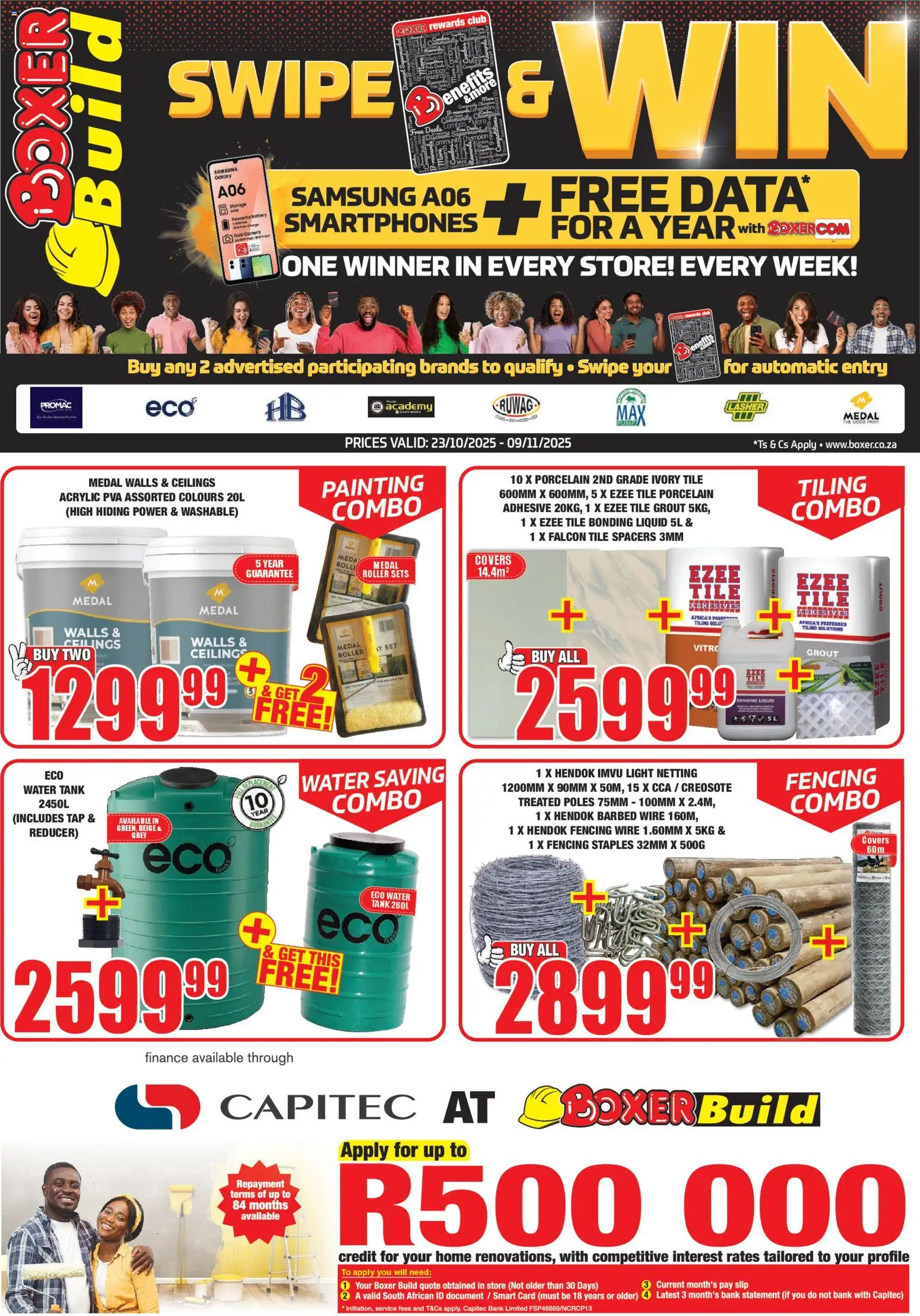 Boxer Eastern Cape - Build from 23/10 - 09/11/2025 > Promotions
