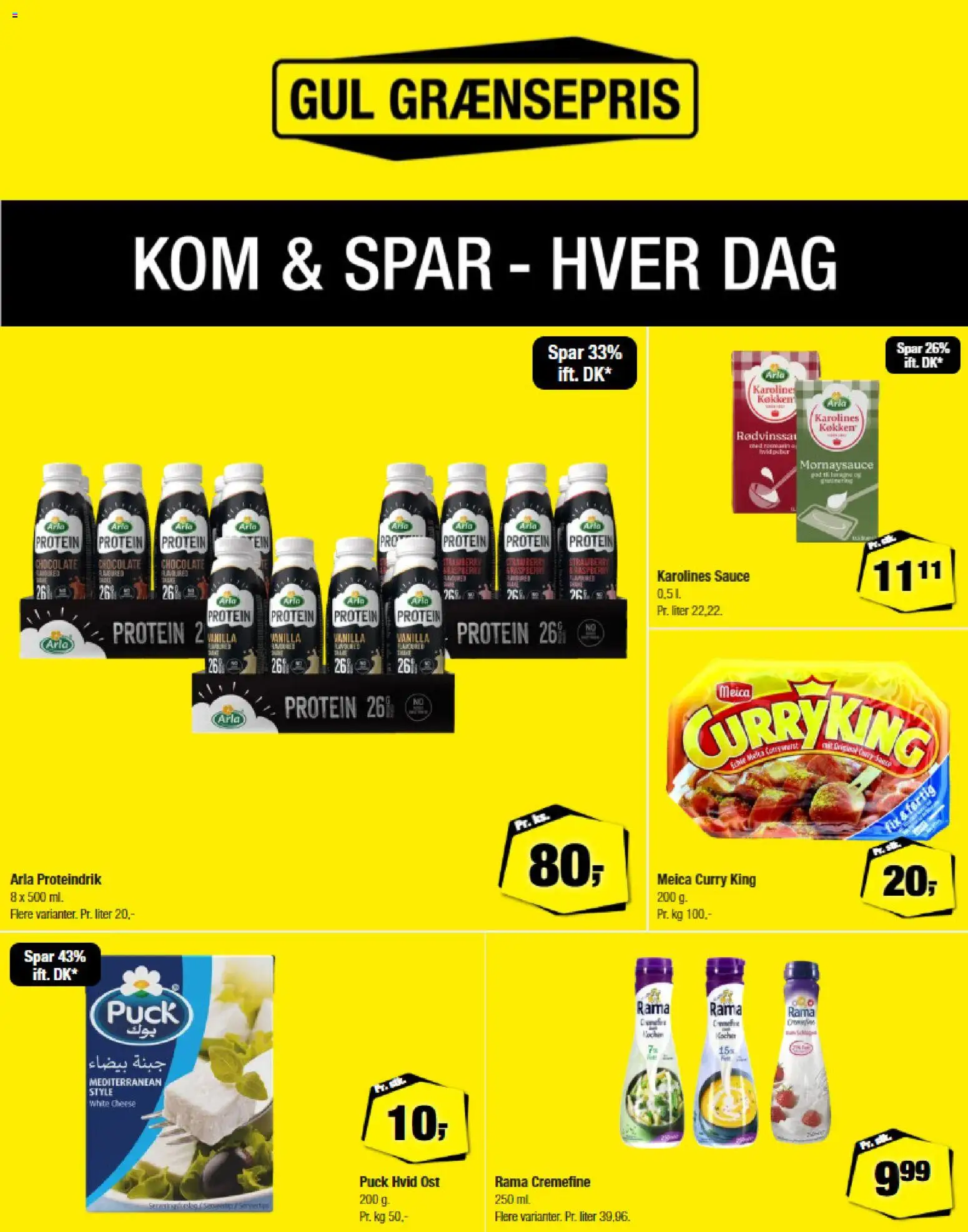 Eksempel på tilbudsavis Gul Grænsepris fra butik Calle gyldig fra 10/12/2025