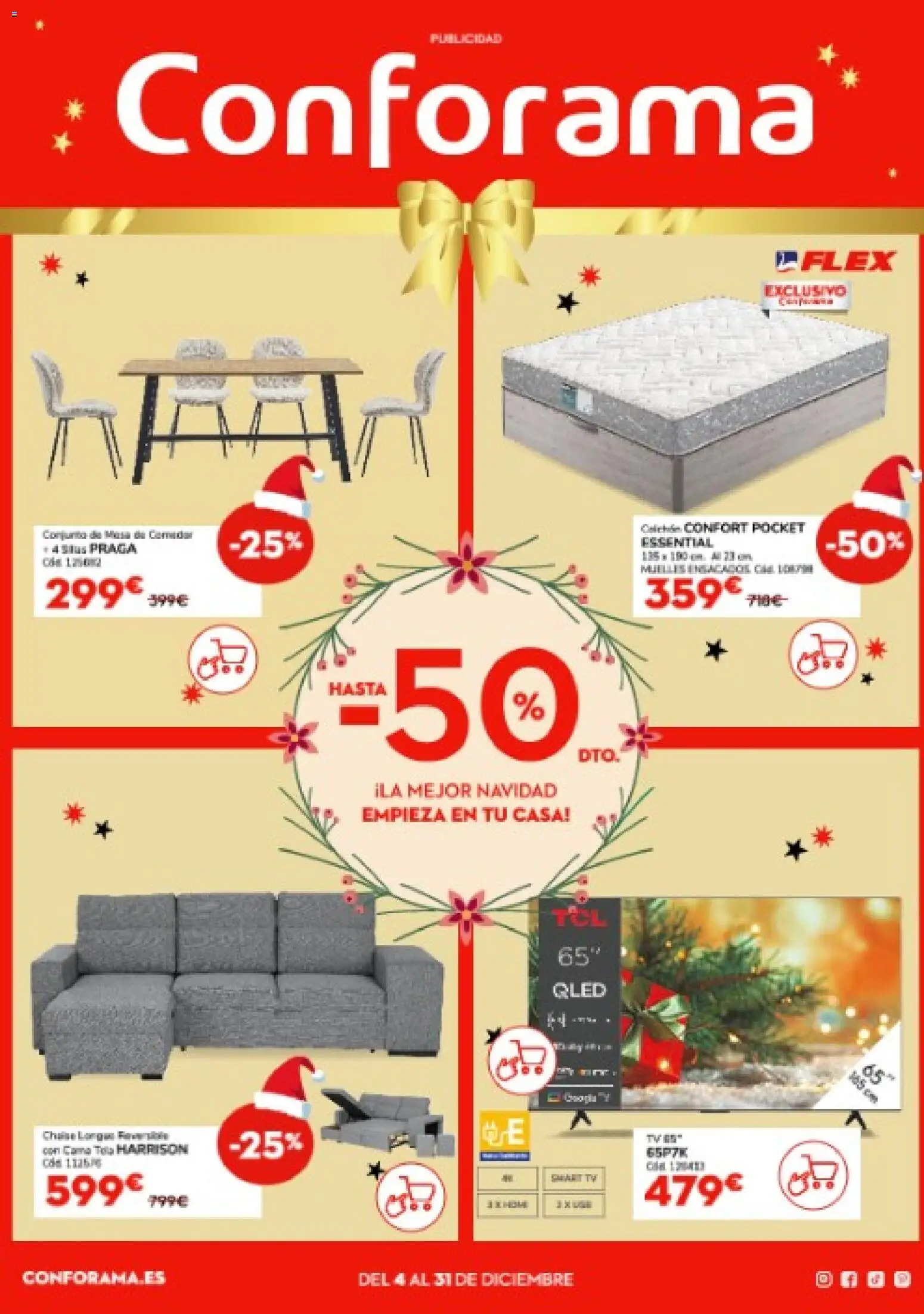 Vista previa del folleto de la tienda Conforama válido desde el 04/12/2025 