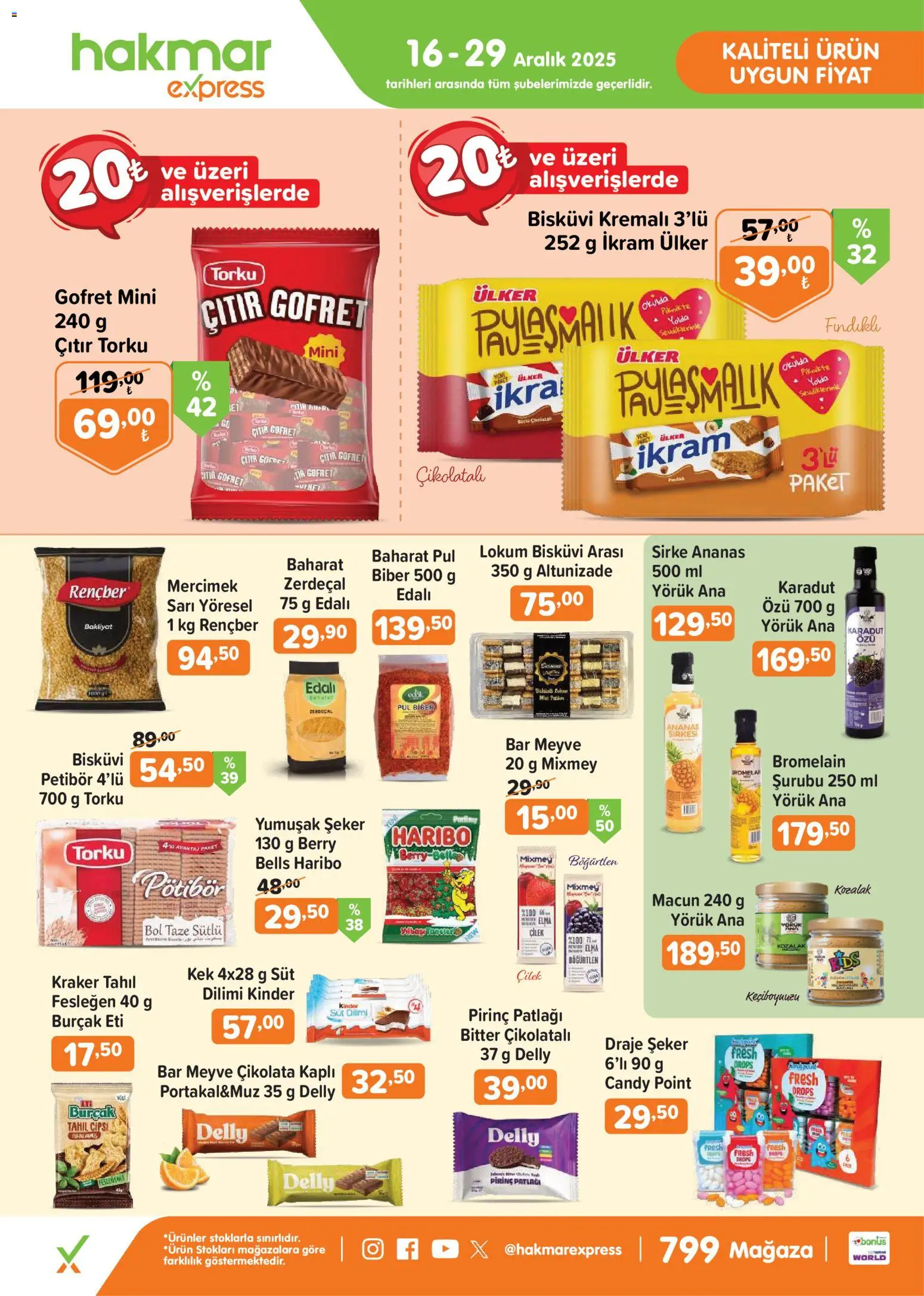 Hakmar Express Salı Aktüel Ürünler 16.12.2025 - Broşürünün önizlemesi