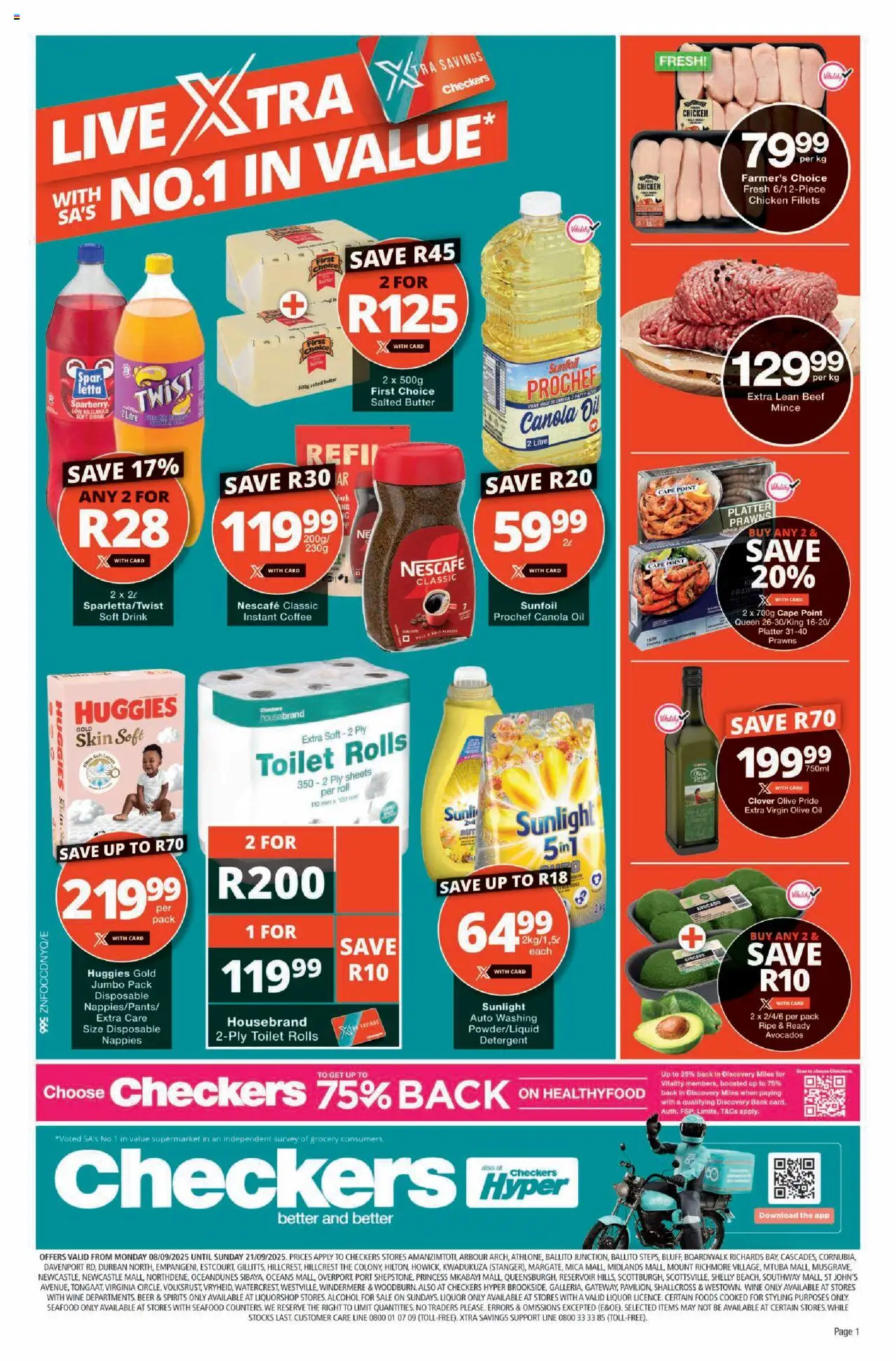 Checkers Specials 08/09 - 21/09/2025 >> Catalogue