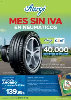 Vista previa del folleto de la tienda Aurgi válido desde el 25/09/2025 