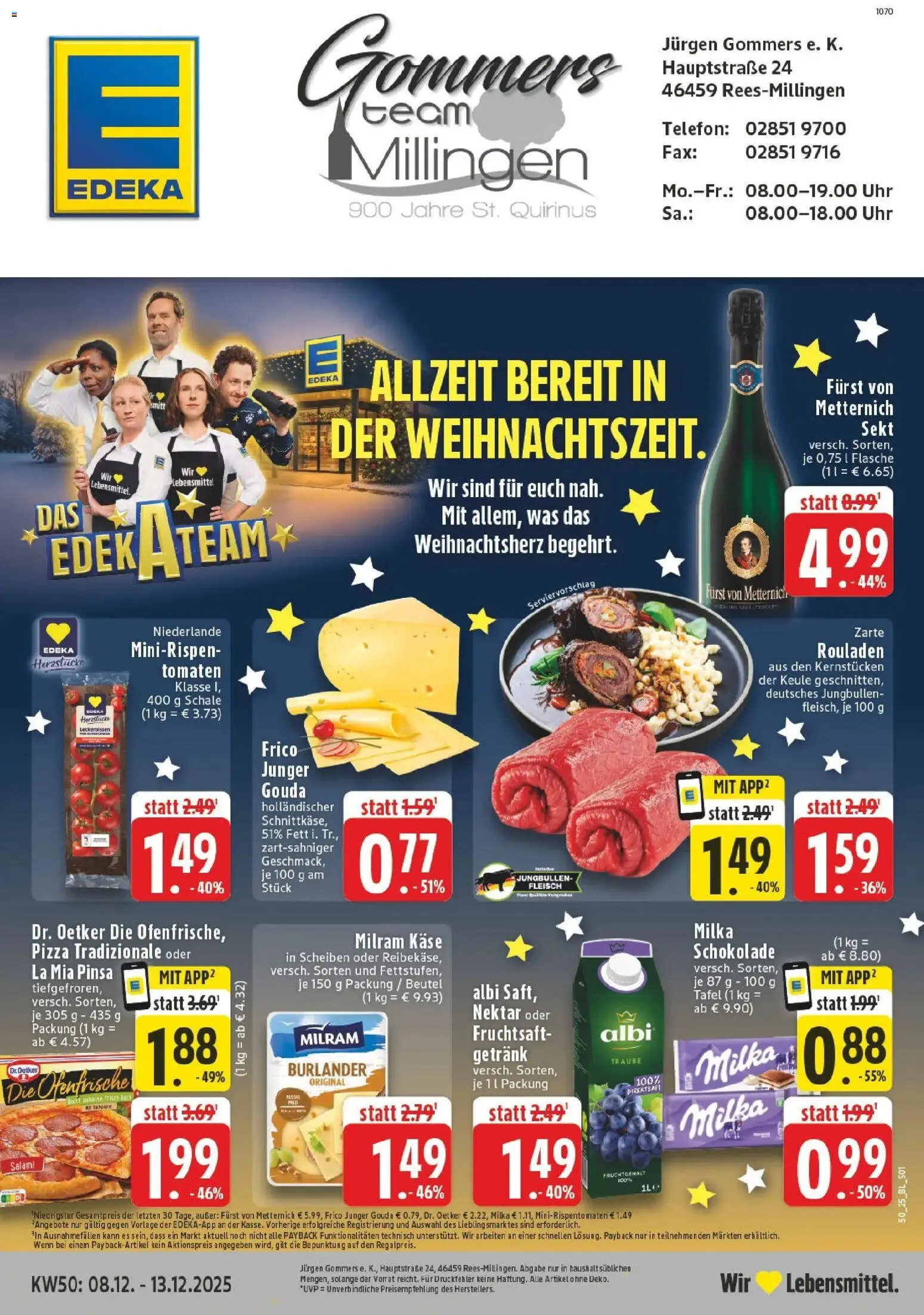 Vorschau von dem Prospekt des Geschäftes Edeka, gültig ab dem 07.12.2025