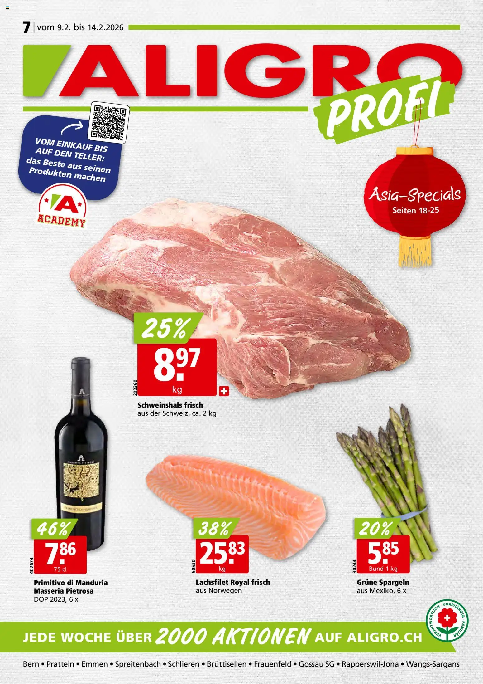 Vorschau des Merkblatts Aktionen vom Shop Aligro gültig von 09.02.2026 bis 14.02.2026