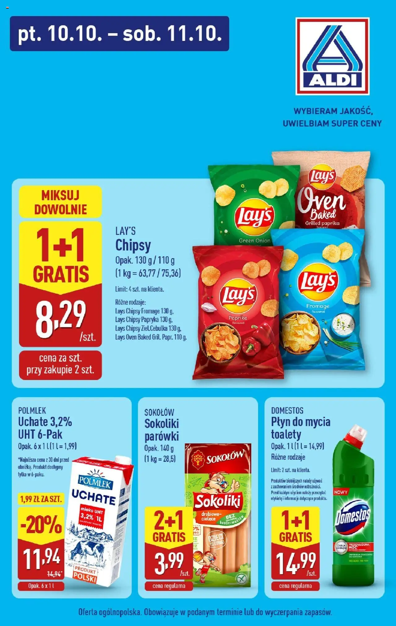 Aldi Pyszności od 10.10.2025 - Nowa Gazetka - Numer strony 1