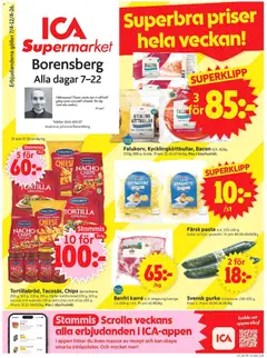 Förhandsgranska reklamblad Borensberg från butik ICA Supermarket gäller från 06/04/2026
