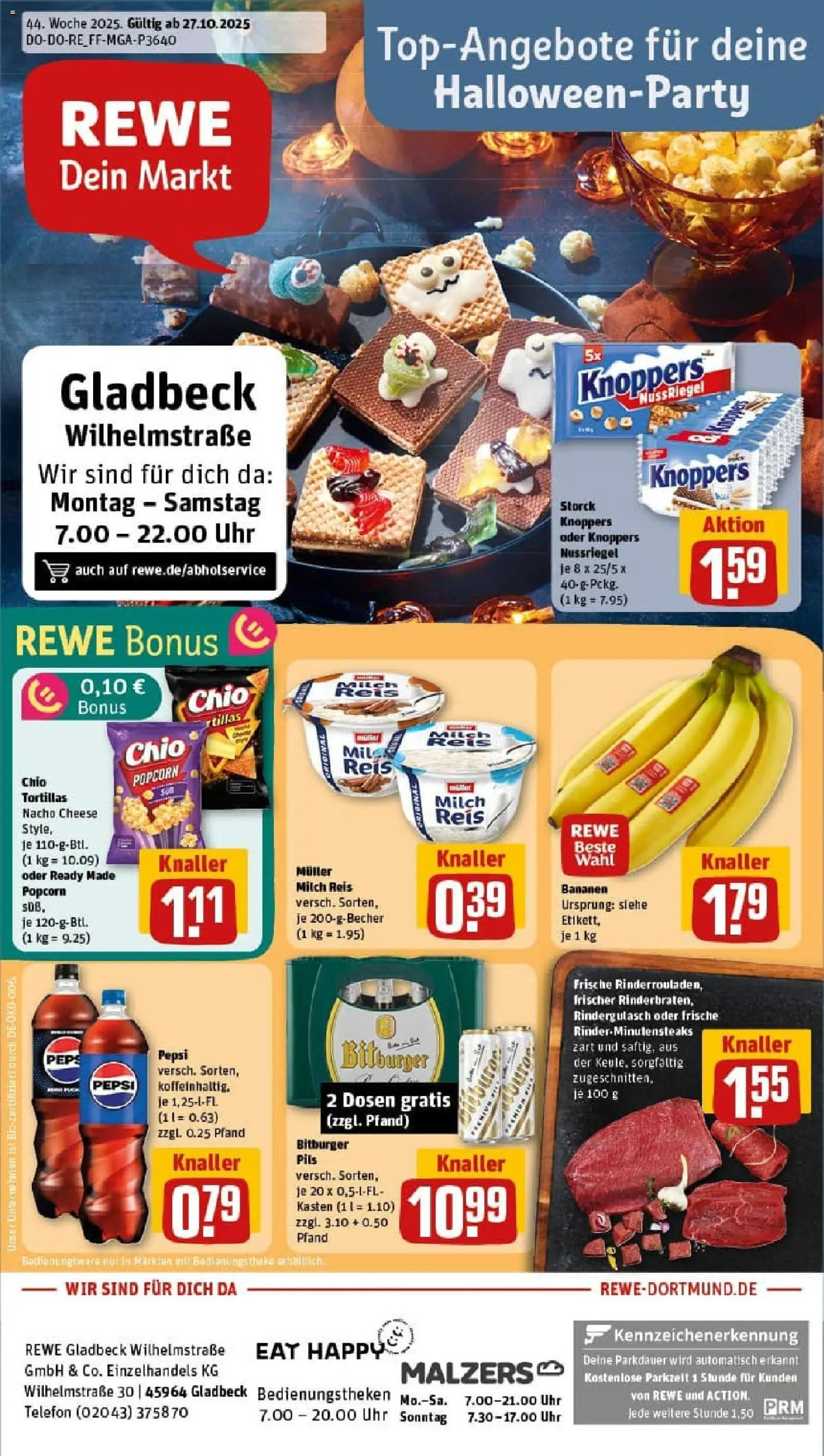 Vorschau von dem Prospekt des Geschäftes Rewe, gültig ab dem 26.10.2025