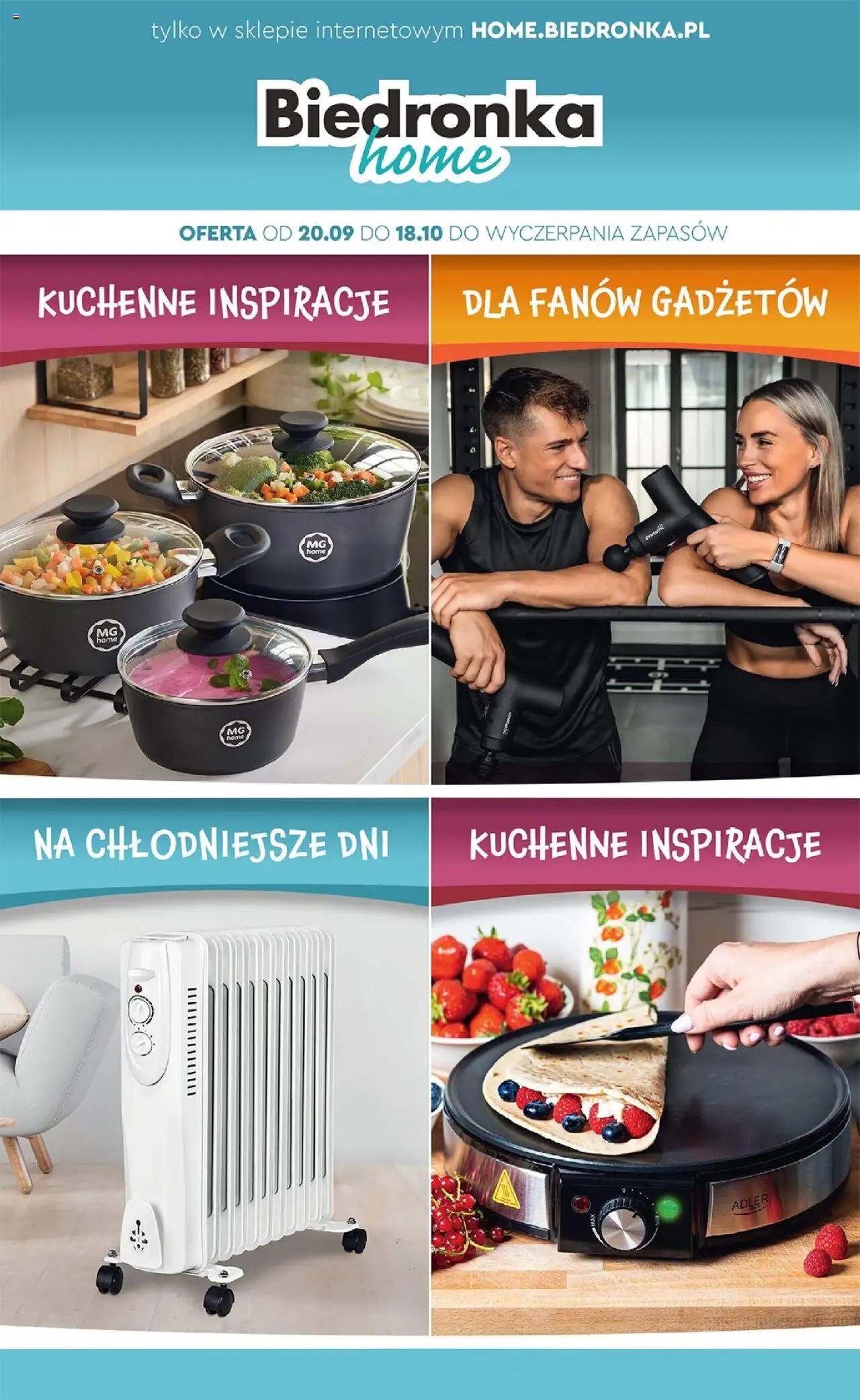 Biedronka gazetka promocyjna 20.09.2025 - "Home" - Numer strony 1