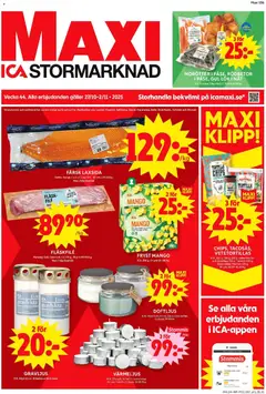 Förhandsgranska reklamblad Nacka från butik ICA Maxi gäller från 27/10/2025