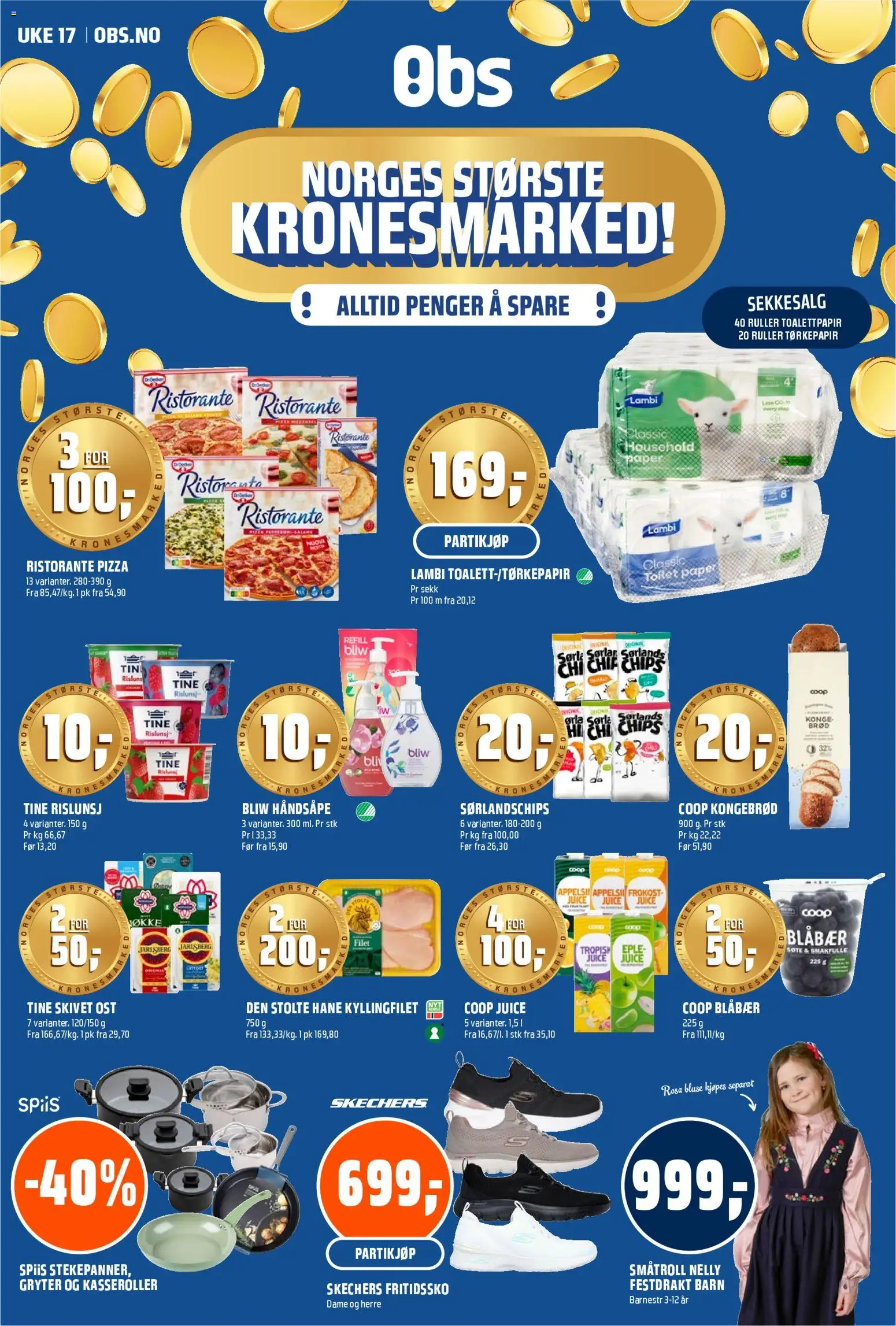 Forhåndsvis Coop Obs kundeavis fra butikk Coop Obs gyldig fra 20/04/2026