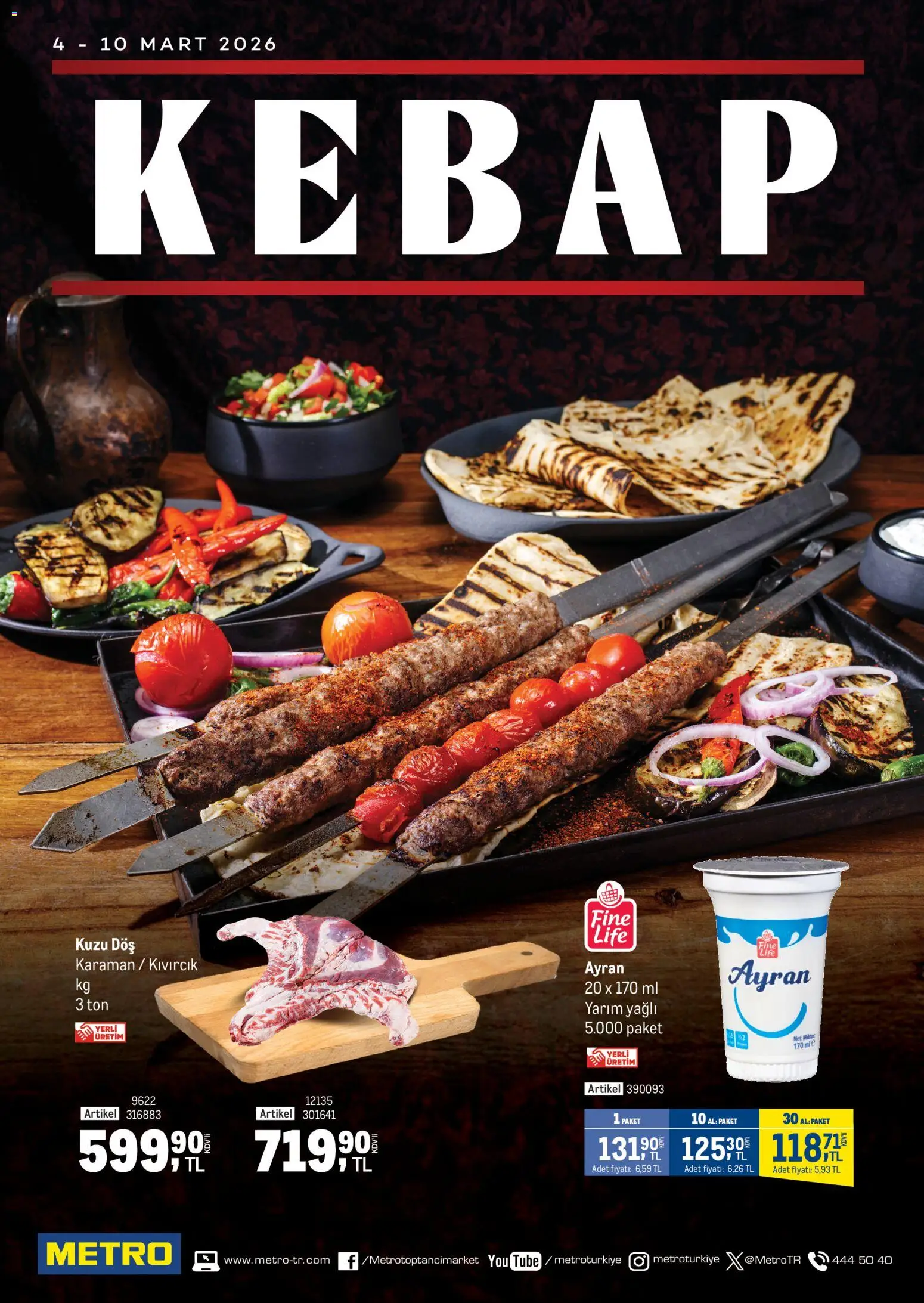Metro Metro - Kebap Restoranları 04.03.2026 - Broşürünün önizlemesi