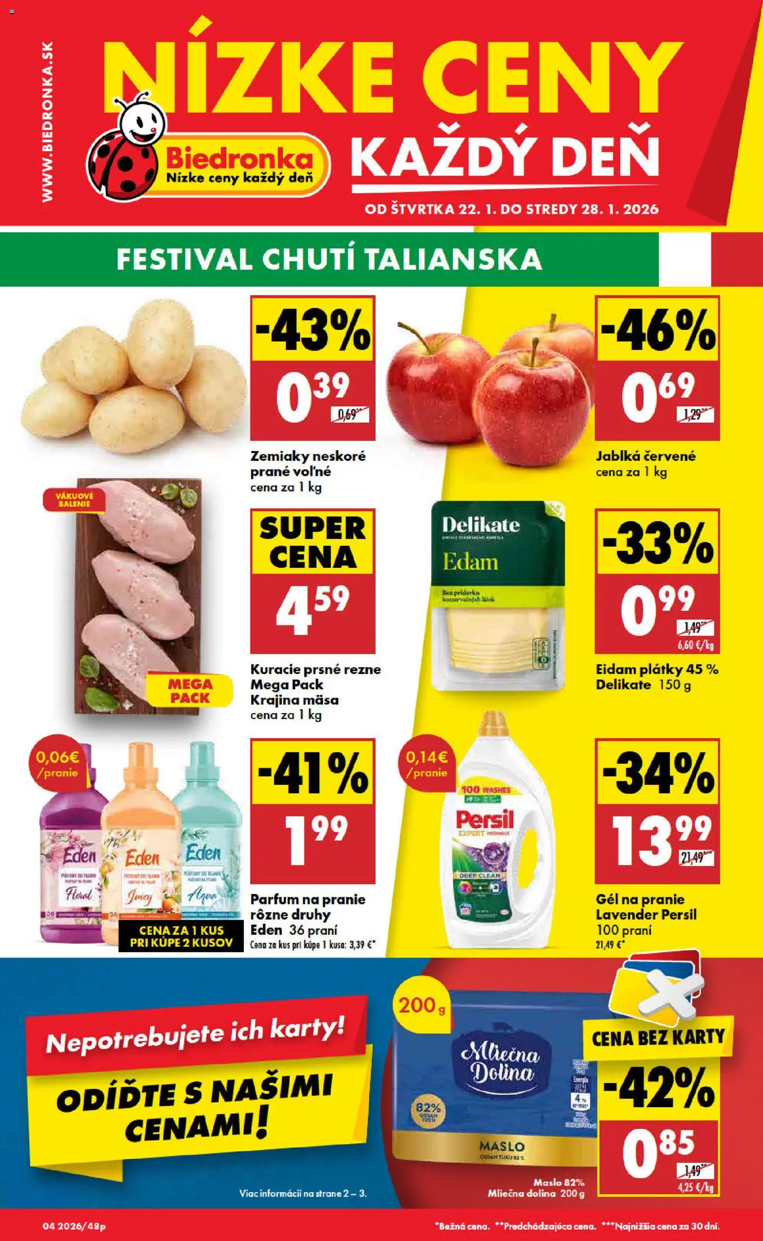 Náhľad Biedronka letáku platného od 22.01.2026