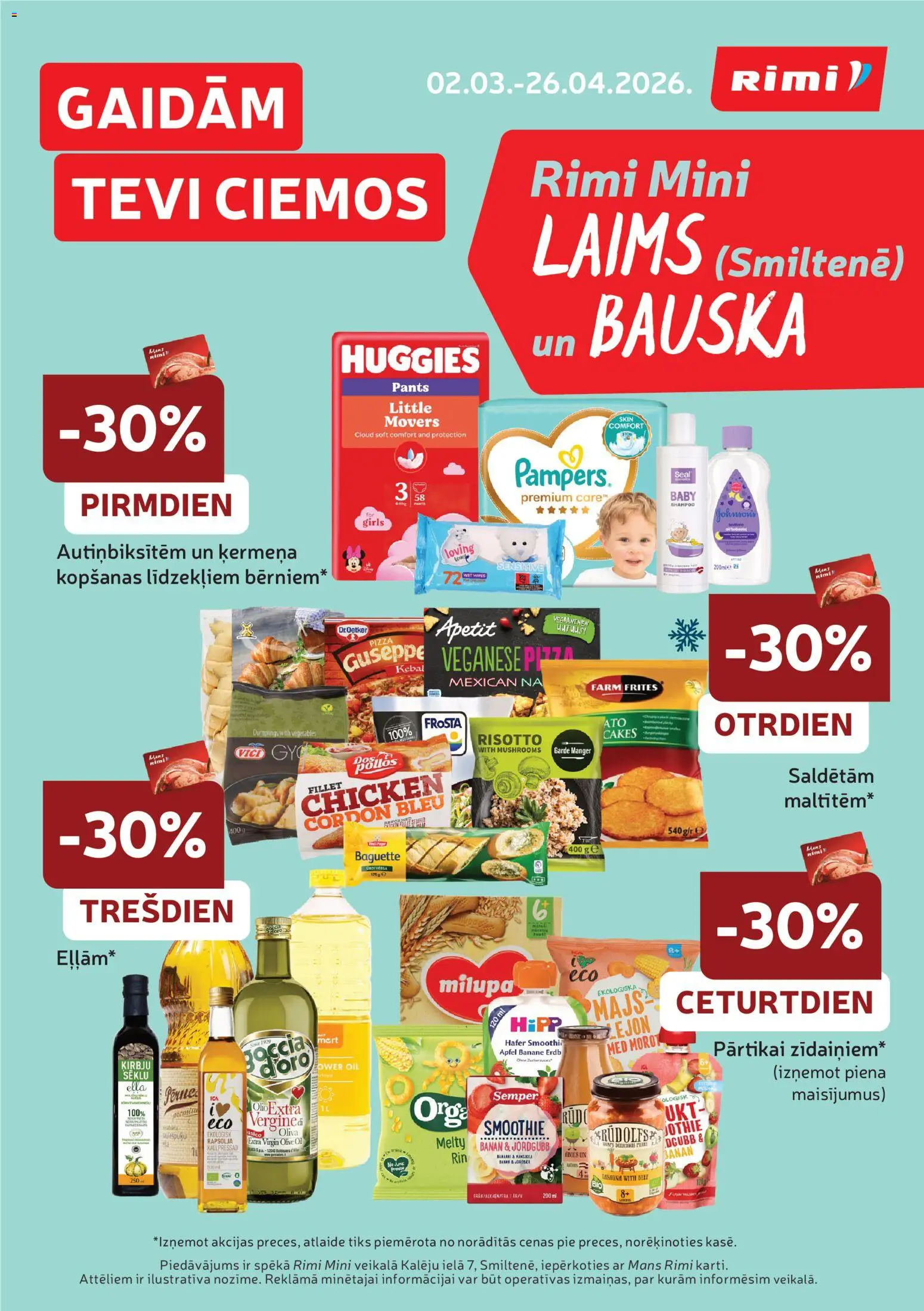Skatīt Rimi akciju bukletu, derīgs no 02.03.2026.