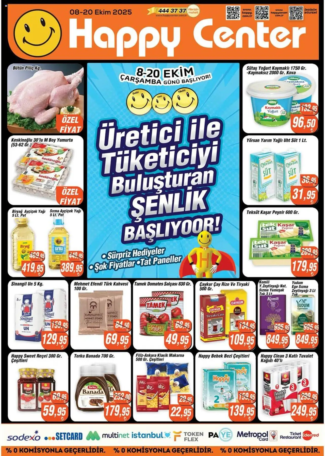 Happy Center Katalog 08 Ekim 2025 - Broşür, Indirim - Sayfa numarası 1