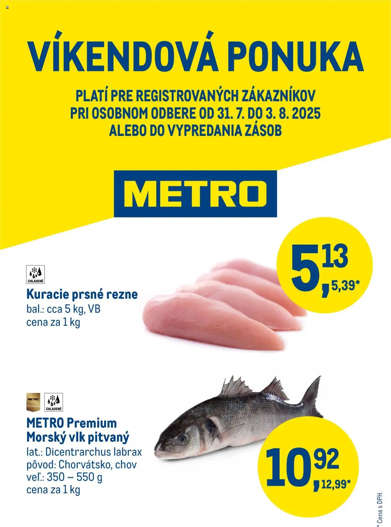 Metro Víkendová ponuka (31.07. - 03.08.2025) - Akčná ponuka