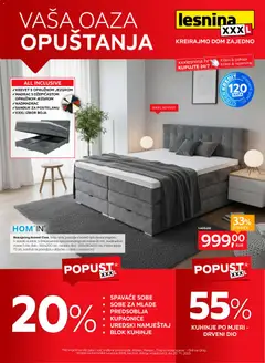 Pregled letka Vaša oaza opuštanja trgovine Lesnina vrijedi od 03.11.2025