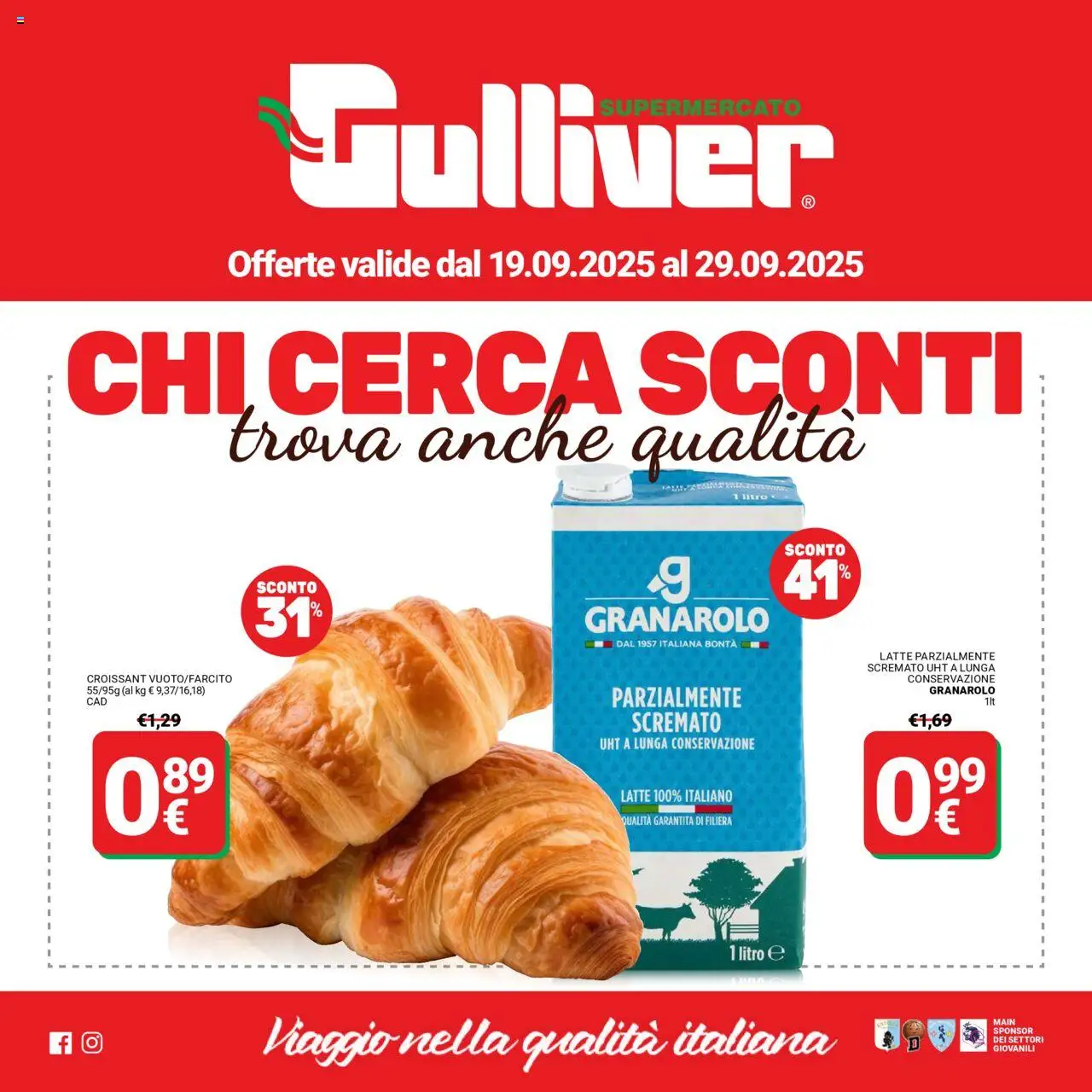 Volantino Gulliver valido da 19/09/2025 numero di pagina 1