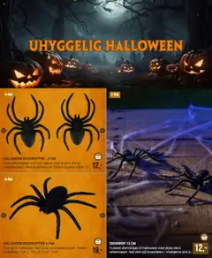 Eksempel på tilbudsavis Halloween fra butik Harald Nyborg gyldig fra 08/09/2025