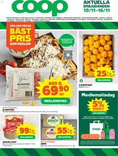 Förhandsgranska reklamblad Uddevalla från butik Coop gäller från 10/11/2025