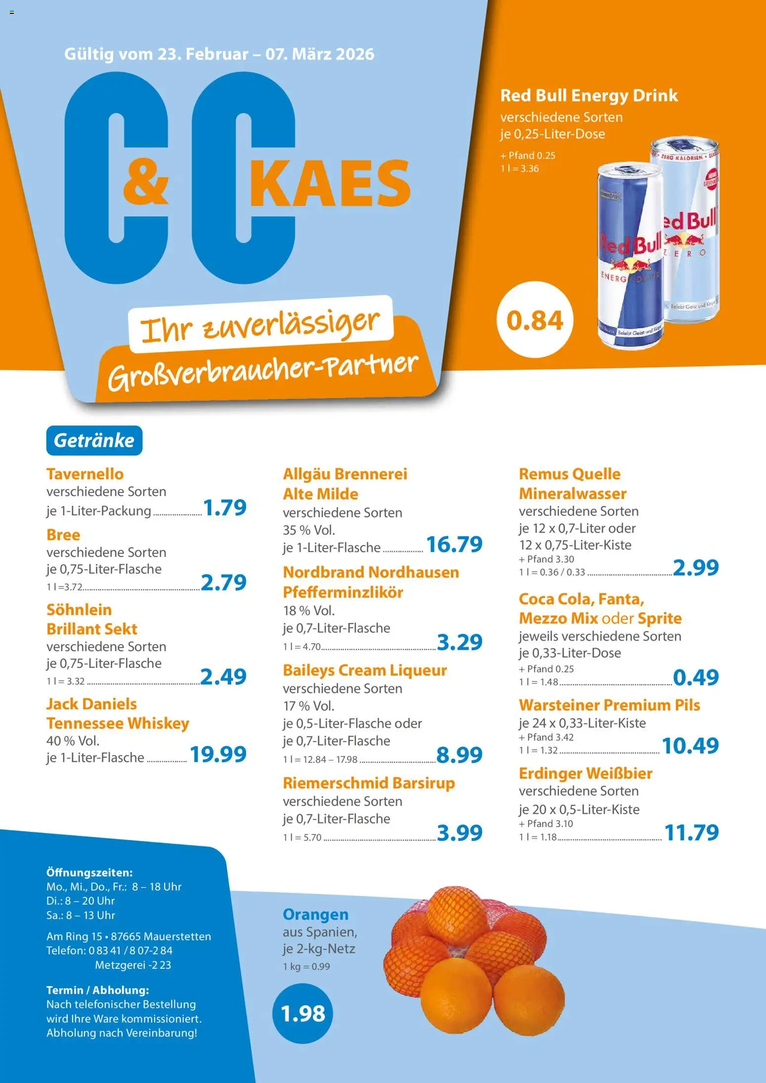 Vorschau von dem Prospekt des Geschäftes C&C, gültig ab dem 23.02.2026