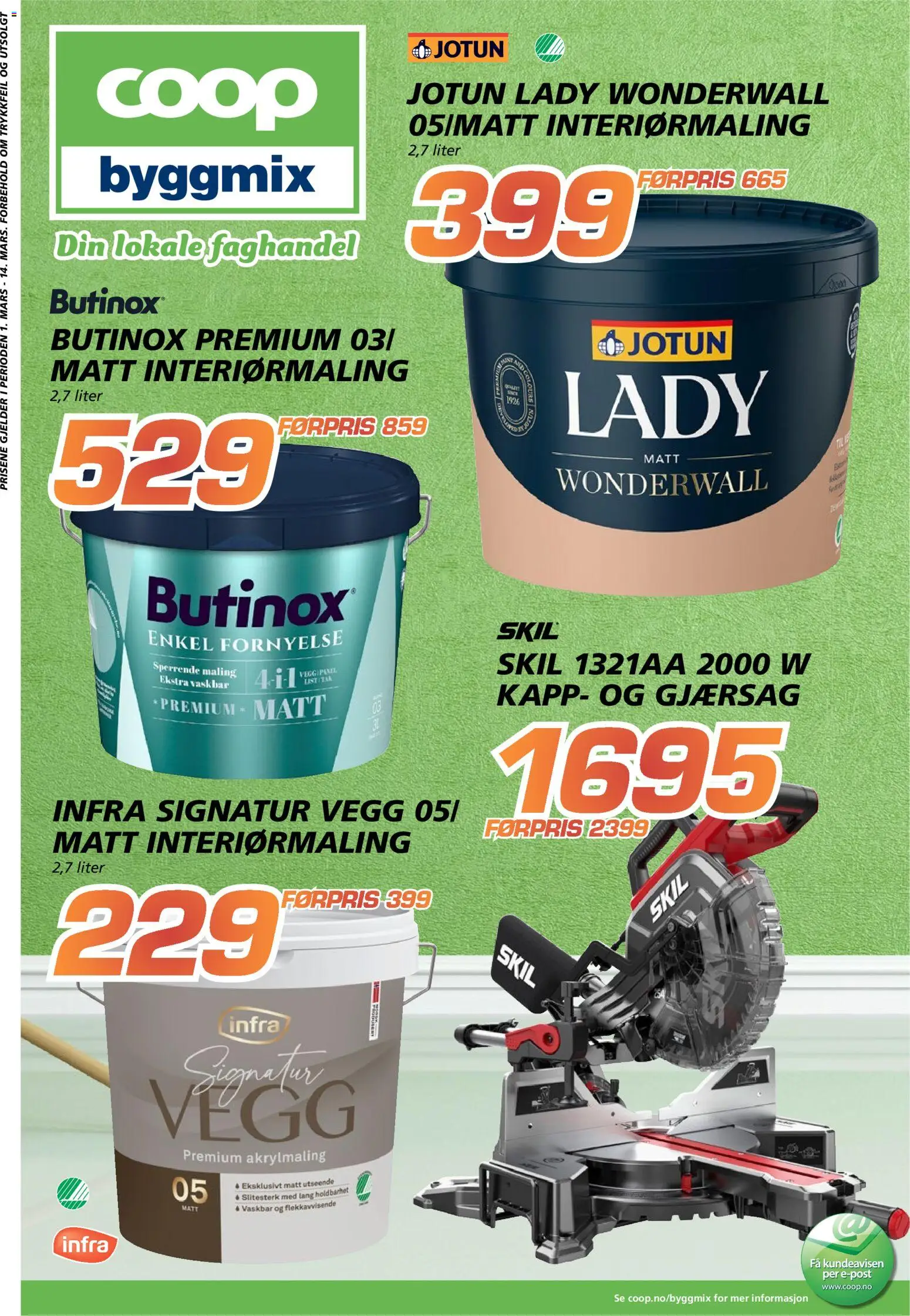 Forhåndsvis Coop Byggmix kundeavis fra butikk Coop Byggmix gyldig fra 02/03/2026