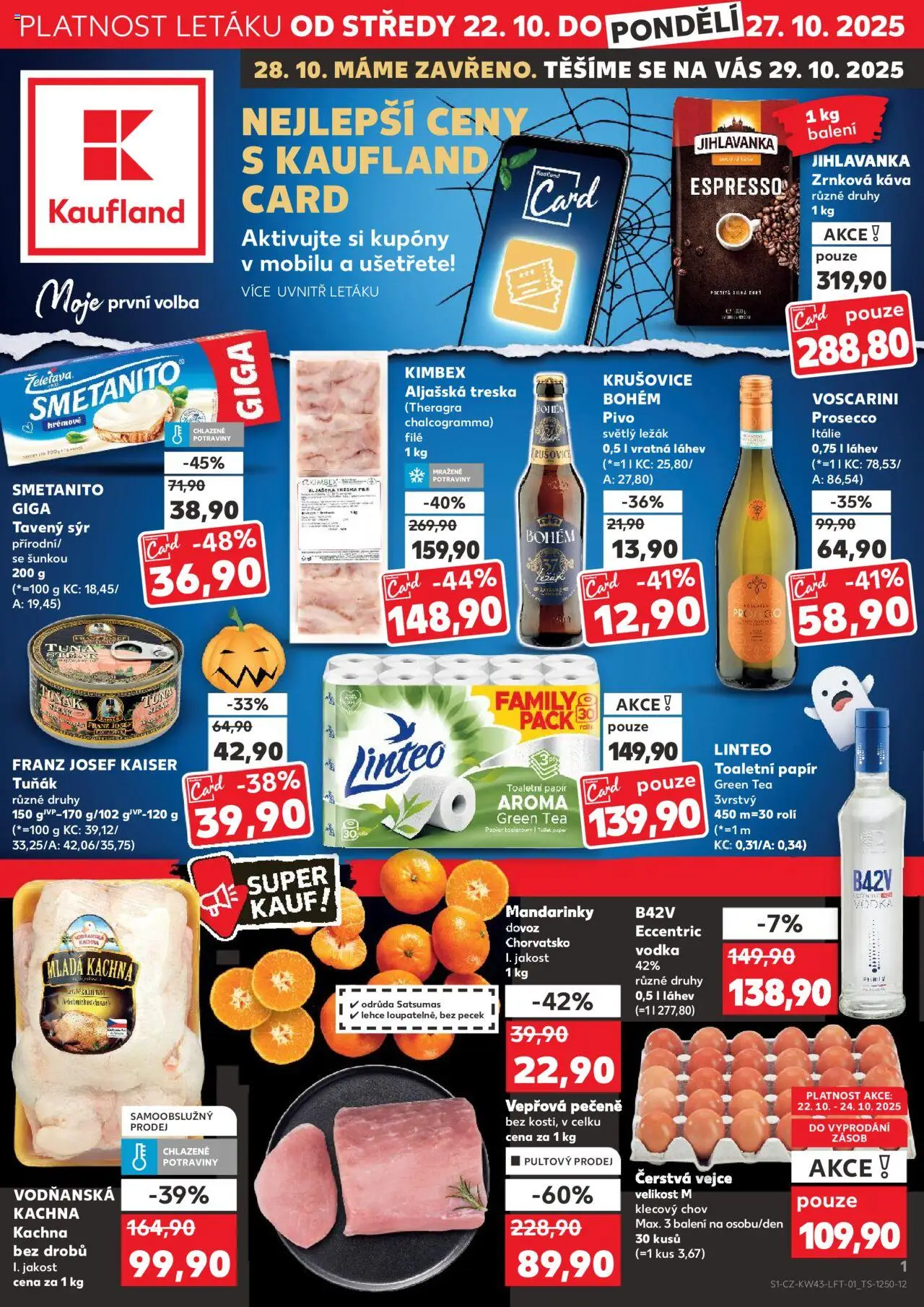  KAUFLAND Leták - Kolín (22.10.2025) příští týden 