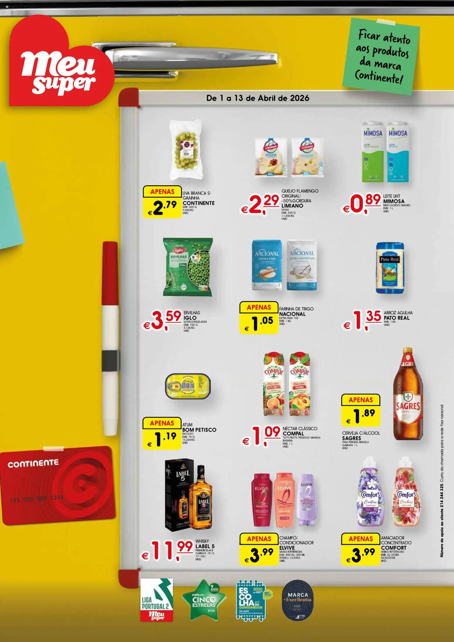 Pré-visualização do folheto da loja Meu Super válida a partir de 01/04/2026