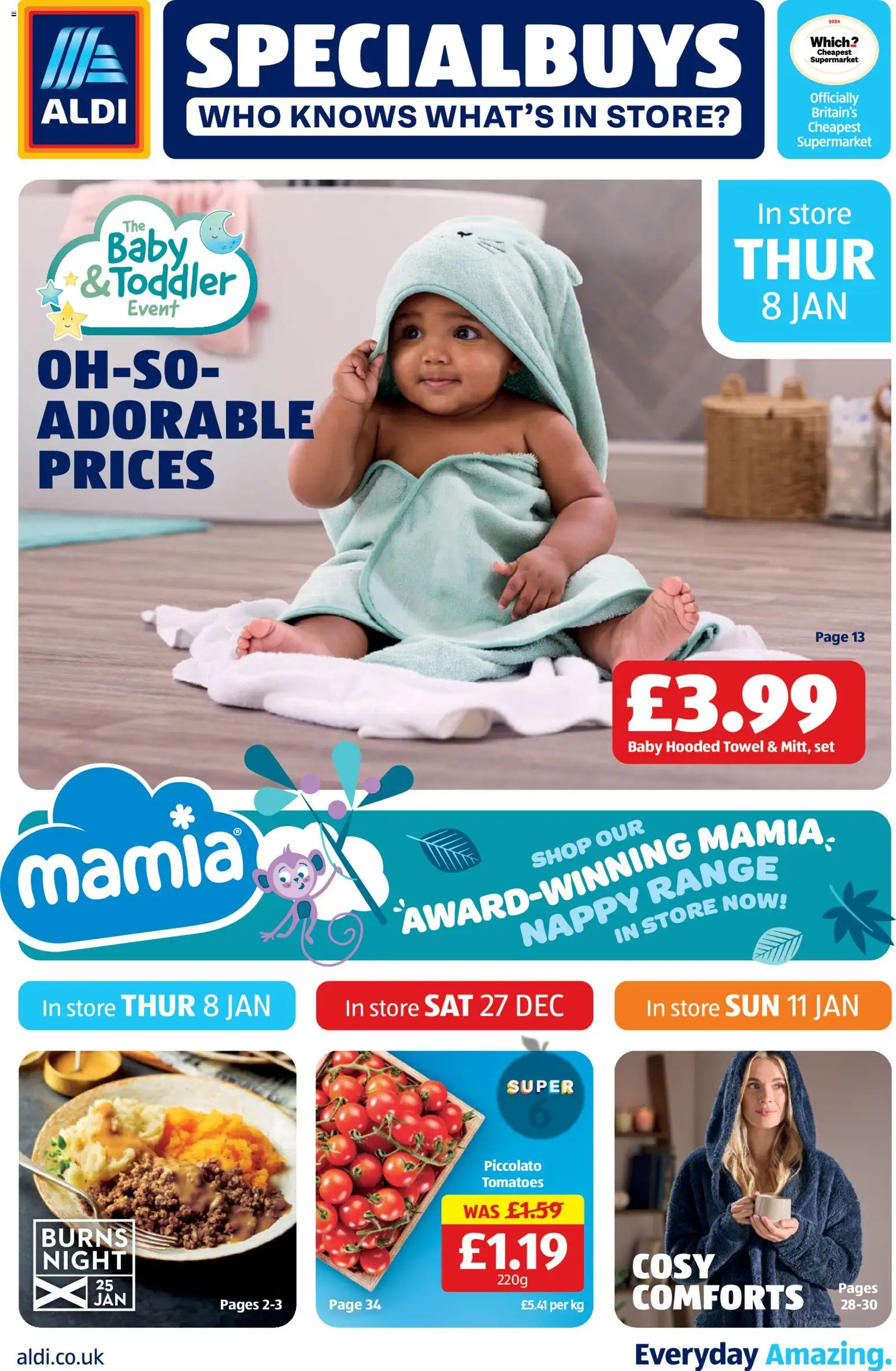 Preview of Aldi Weekly offers Scottish Specialbuys valid from 05/01/2026