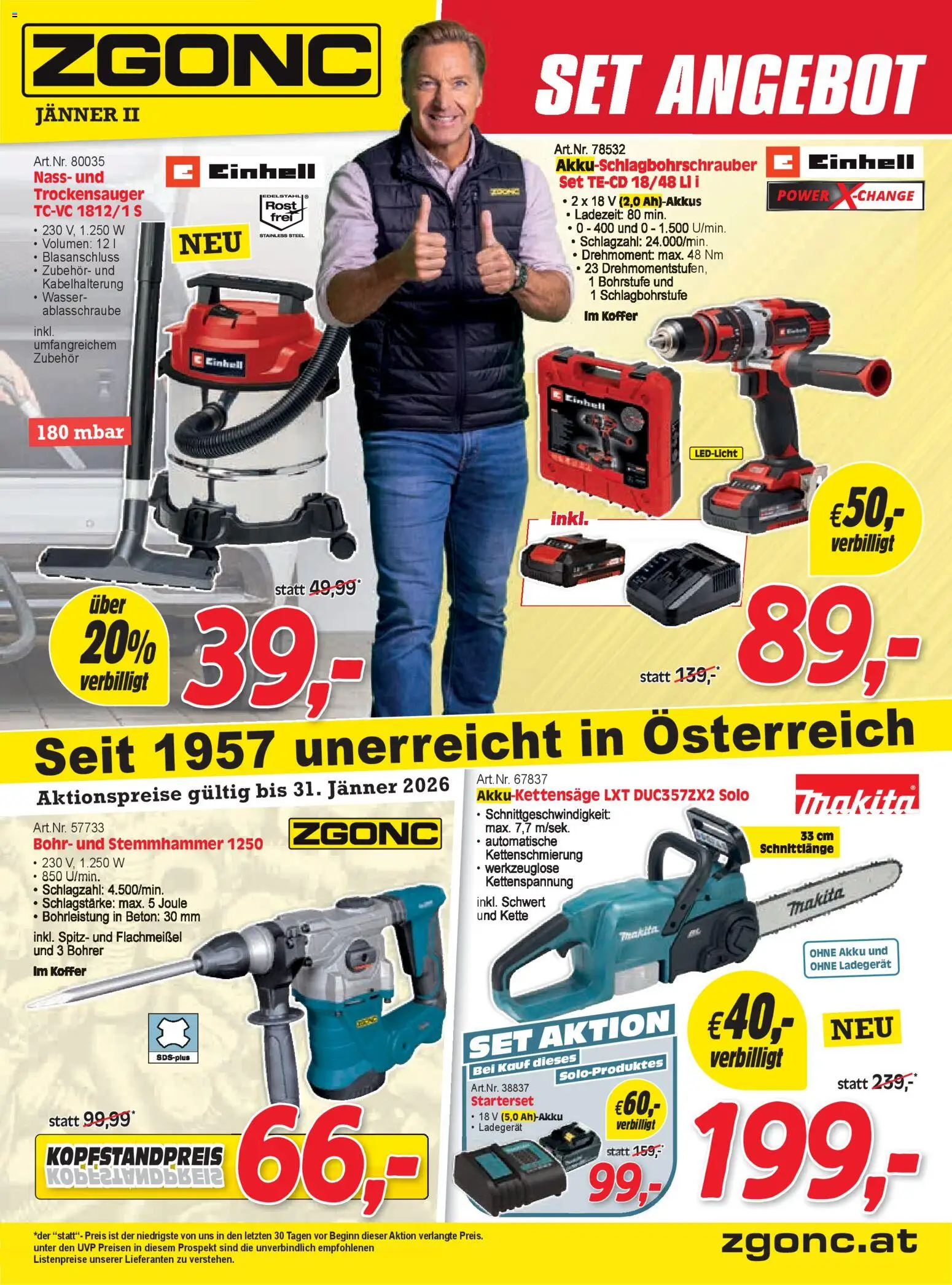 Vorschau der Angebote: Zgonc Flugblatt Jänner II 2026 gültig ab 15.01.2026