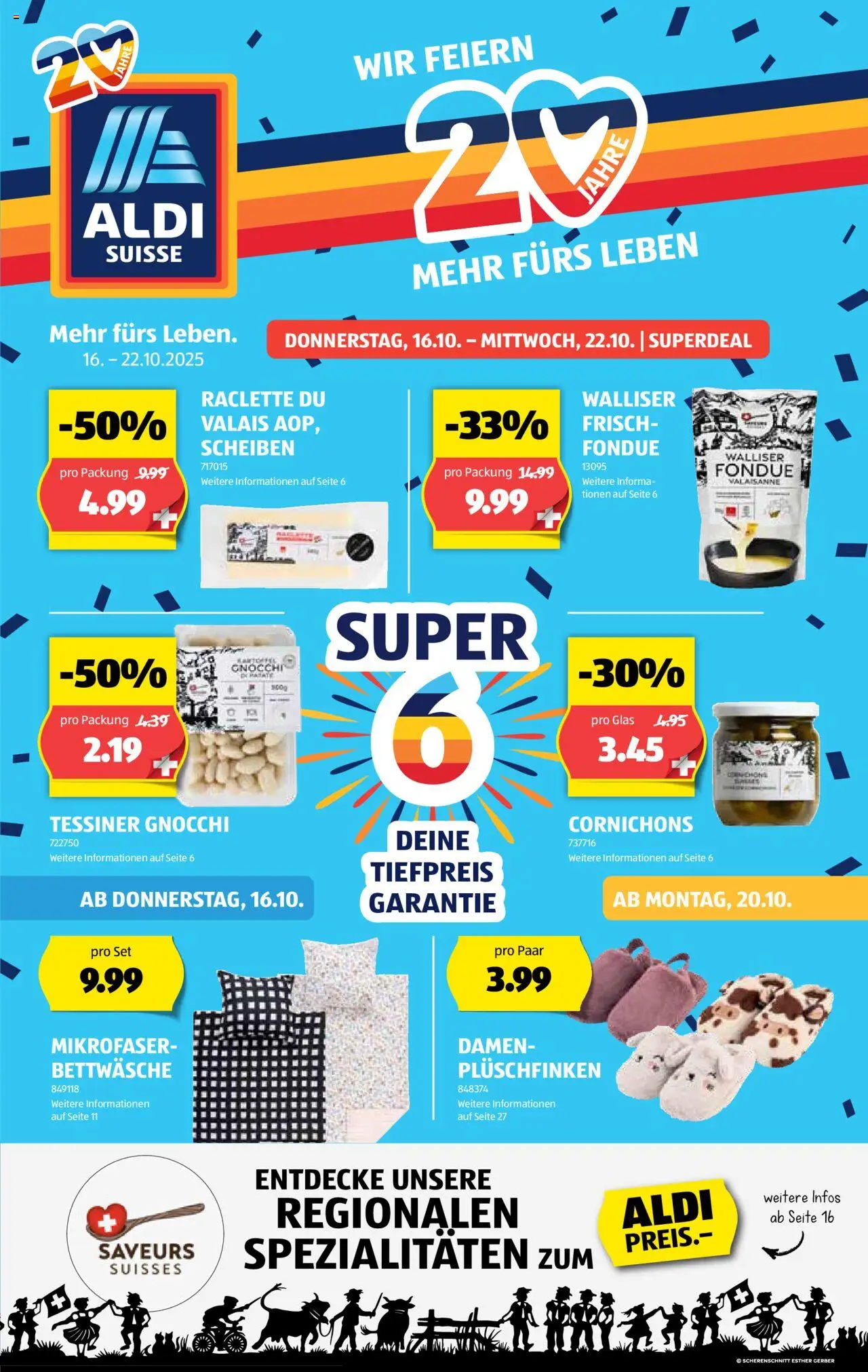 Vorschau des Merkblatts Aktionen vom Shop Aldi gültig von 16.10.2025 bis 22.10.2025