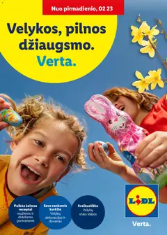 LIDL parduotuvės leidinio Leidinys - Velykų katalogas galiojančio nuo 2026.02.23 peržiūra