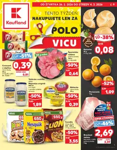 Náhľad Kaufland letáku platného od 26.02.2026