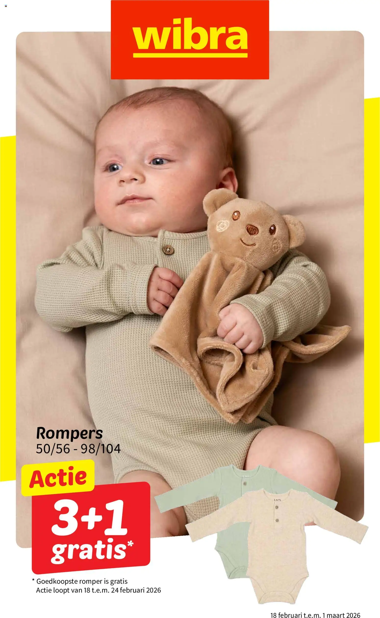 Voorbeeld van Folder van winkel Wibra geldig vanaf 18/02/2026