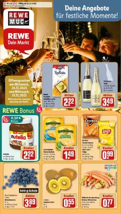 Vorschau von dem Prospekt des Geschäftes Rewe, gültig ab dem 22.12.2025