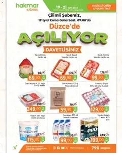 Hakmar Express Katalog Düzce 19.09.2025 - Broşürünün önizlemesi