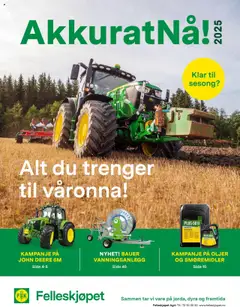 Forhåndsvis Kundeavis fra butikk Felleskjøpet gyldig fra 19/03/2025