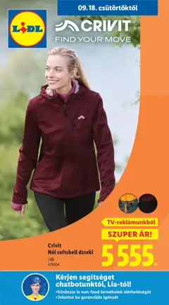 Lidl - Nonfood kínálatunk megtekintése, amely érvényes 2025.09.18.-től