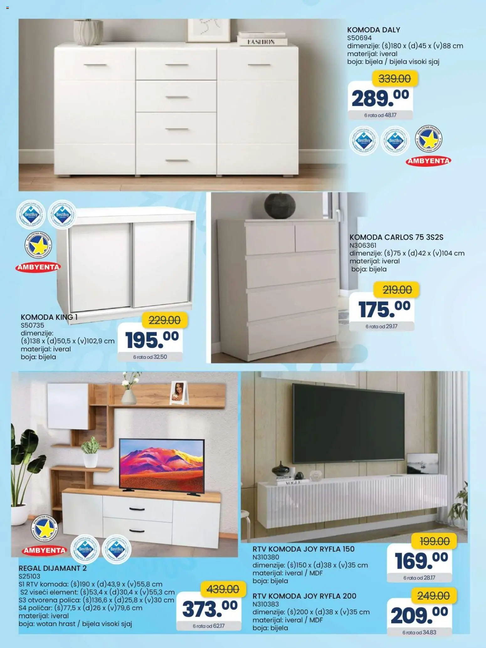 Pregled letka Akcijski katalog trgovine FIS vrijedi od 2025.11.28