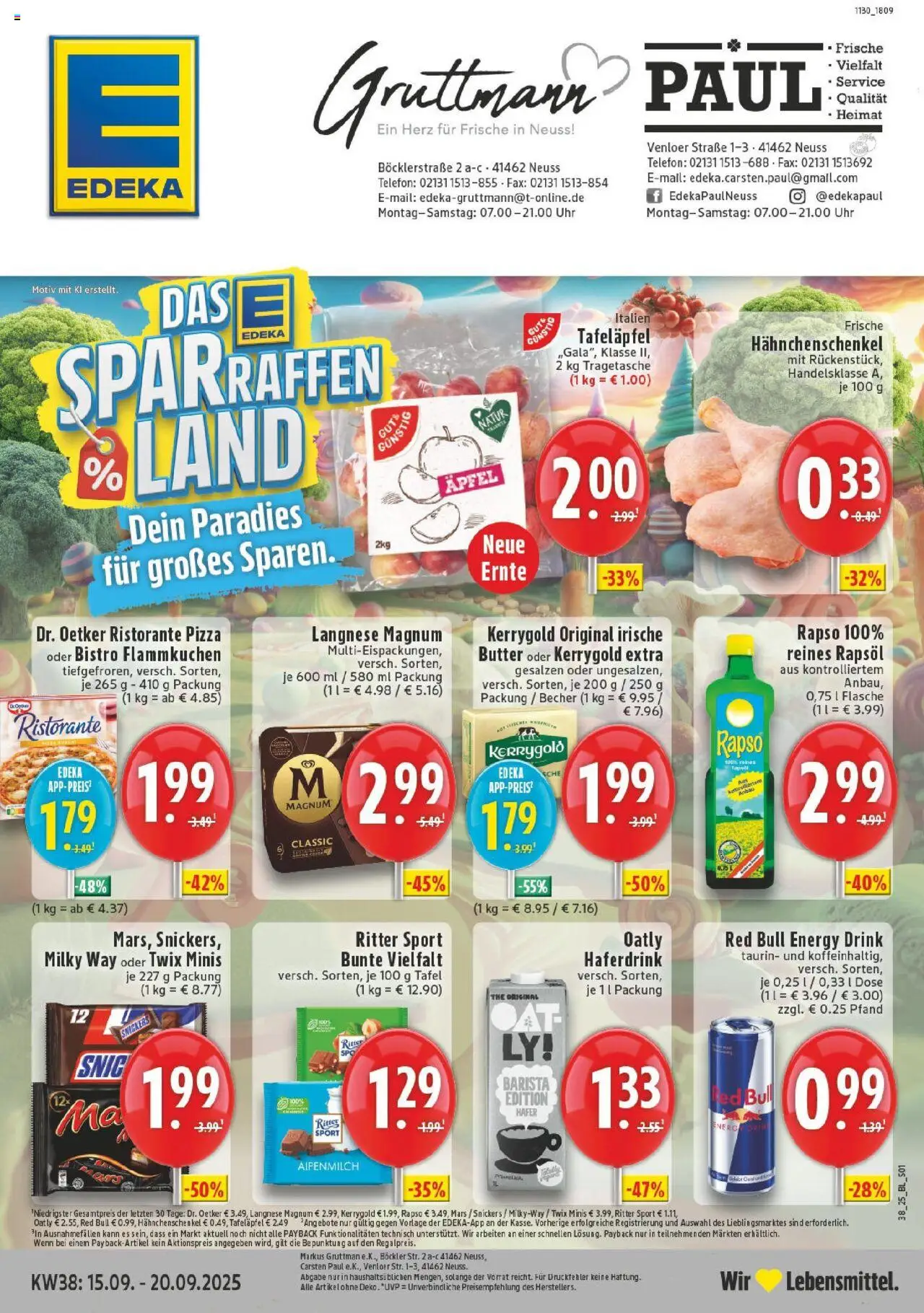 EDEKA Prospekt ab 14.09.2025 - Prospekt Neuss Online