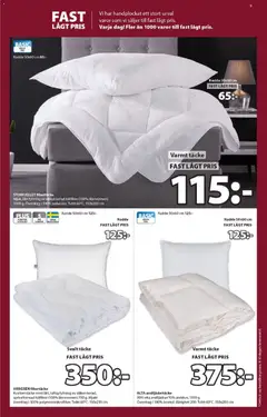 Förhandsgranska reklamblad Aktuella reklamblad JYSK från butik JYSK gäller från 01/12/2025 | Sida: 9