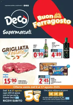 Anteprima dell'opuscolo Attuale volantino dal negozio Decò valido da 08/08/2025