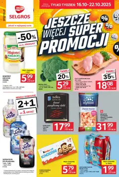 Pogląd gazetki "Jeszcze więcej super promocji" ze sklepu Selgros cash&carry ważnej od 16.10.2025