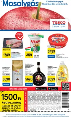 Tesco - Akciós újság Tesco megtekintése, amely érvényes 2025.10.09.-től