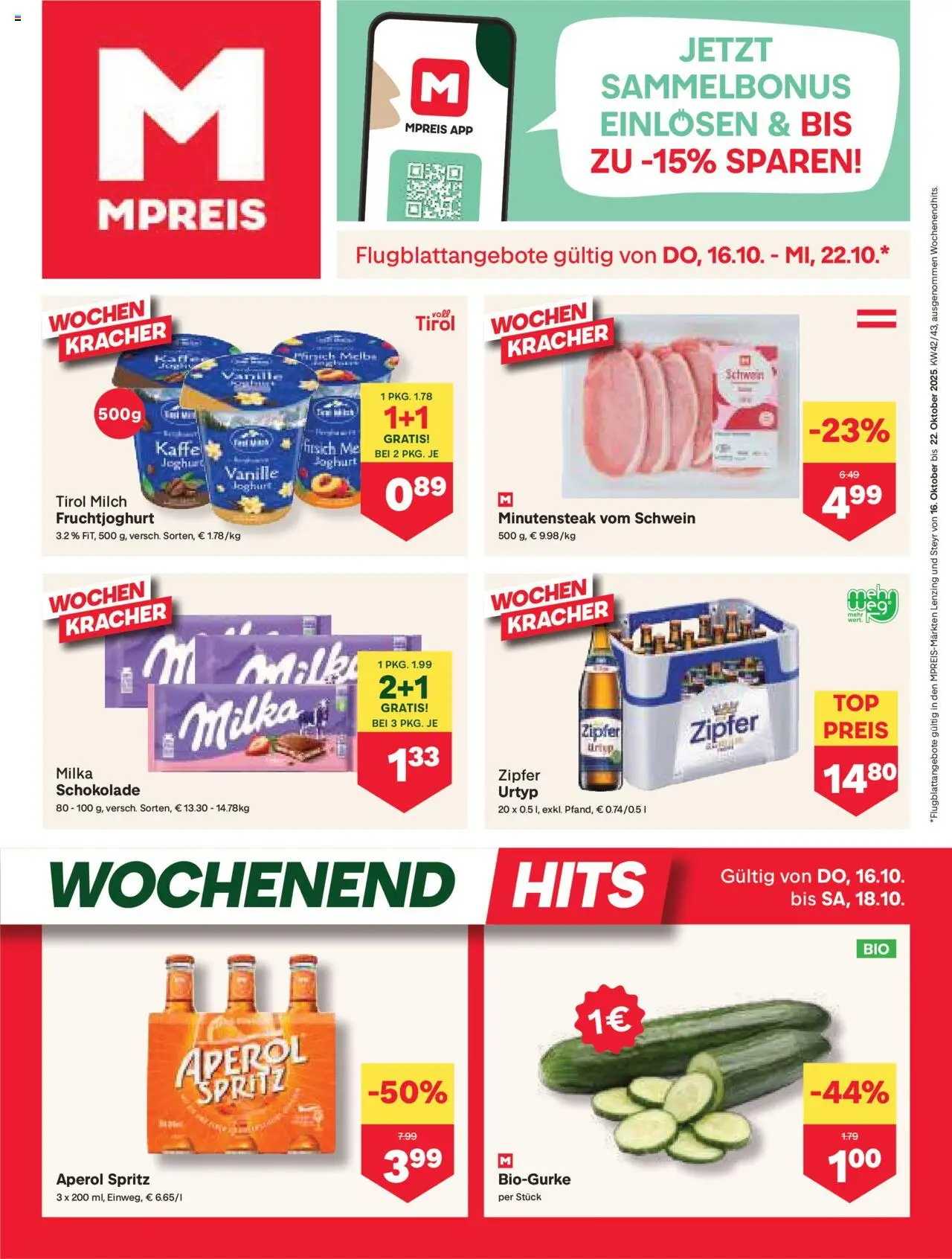  MPREIS Lenzing ab (16.10.2025 - 18.10.2025) - Seite 1