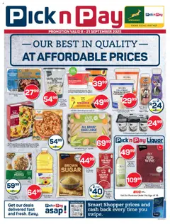 Preview of Pick n Pay flyer valid from 08/09/2025